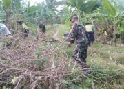 Wujudkan Harmonis TNI dan Masyarakat, Koramil 1403 -03/Belopa Aktif Gelar Gotong Royong