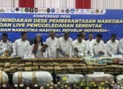 Ngeri, BNN Sebut 37 Tersangka dari Penyitaan 1,2 Ton Narkoba Terancam Hukuman Mati