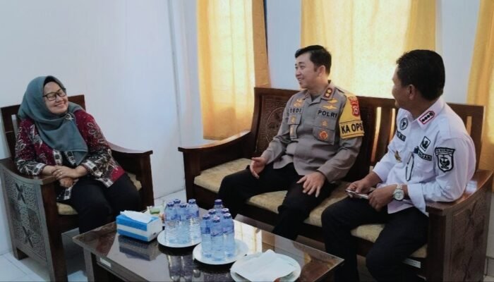 Persiapan PSU, Kapolres Palopo Bangun Komunikasi Solid dengan Bawaslu
