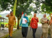Jelang HUT RI ke80, Ketua TP PKK Palopo Kunjungi Kelurahan dan Kecamatan