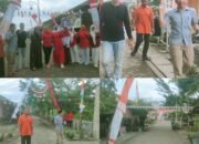 Meriahkan HUT RI ke80, Ketua RT 2 Kelurahan Sampoddo Kompak Gotong Royong Bersama Warga