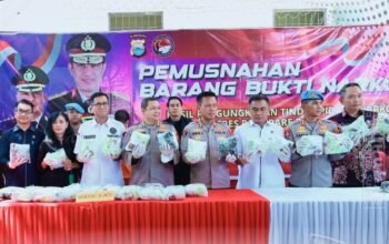 Polda Sulsel Musnahkan 44 Kg Sabu Hasil Ungkapan Polres Parepare