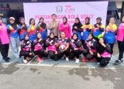 Sambut HKGB ke73 Bhayangkari Cabang Palopo Gelar Pertandingan Volly