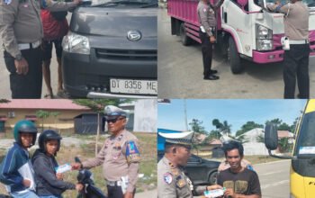 Operasi Zebra Pallawa 2025, Polres Palopo Edukasi Warga Pentingnya Keselamatan Berlalu Lintas
